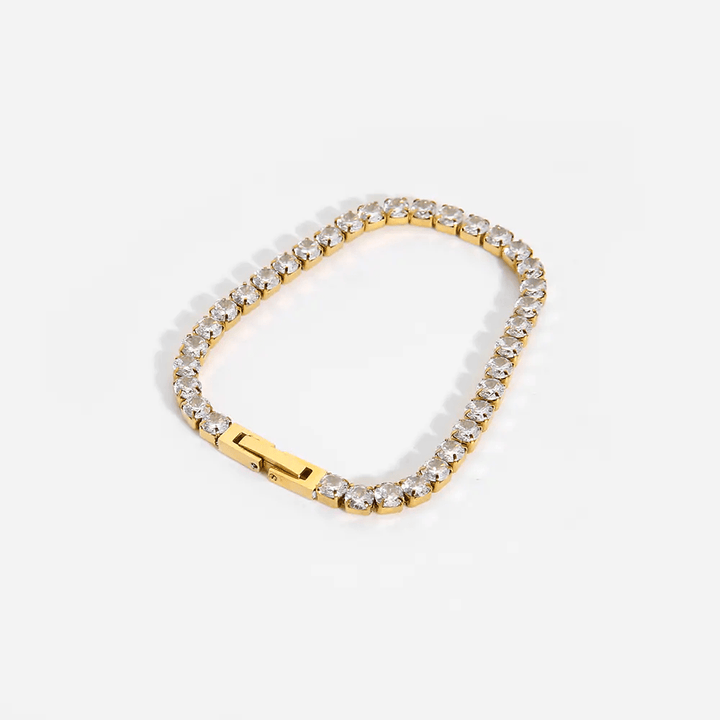 Bracelete De Zirconia Feminino