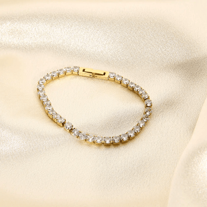 Bracelete De Zirconia Feminino